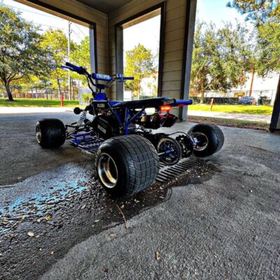 The Blue Mini Quad Bike